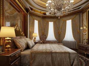 classical bedroom Modelo 3D