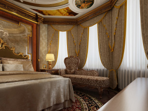 classical bedroom 3D-Modell