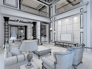 interior scene 3Dモデル