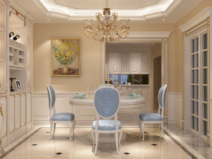 classic living room 01 3D Model