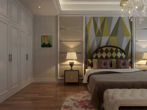 scena dell'interno della camera da letto 06 Modello 3D