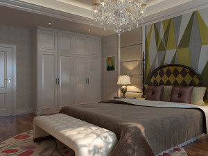 bedroom interior scene 06 Modèle 3D
