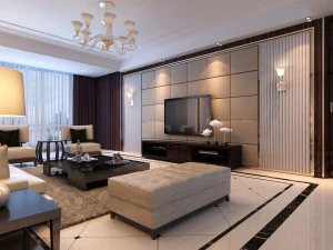 living room scene 17 3D Model