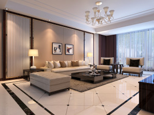 living room scene 17 3D 모델