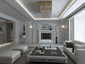 モダンなリビングルーム 3Dモデル