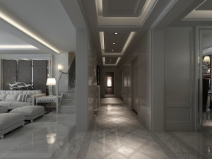 modern living room 3D Model
