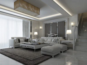 modern living room 3D Model