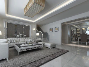 modern living room 3D Model