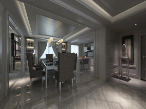 modern living room 3D Model