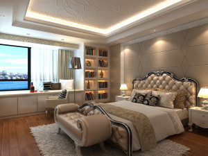 bedroom interior 01 3D Model