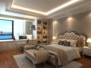 bedroom interior 01 3D Model