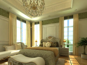 interior del dormitorio 03 Modelo 3D