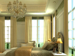 interior del dormitorio 03 Modelo 3D