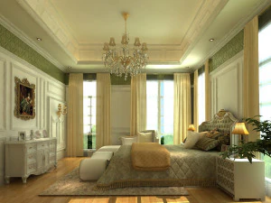 interior del dormitorio 03 Modelo 3D