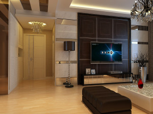 living dining room scene 3D Model
