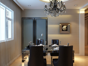living dining room scene 3D Model