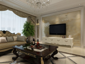 living room Modelo 3D