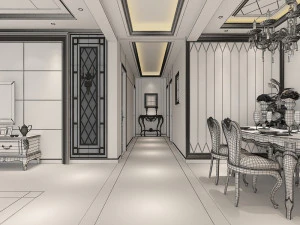 living room 3D Model
