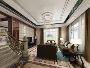 living room 03 3D Model