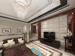 living room 03 3D Model