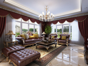 luxury living room Modelo 3D
