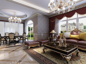 luxury living room 3D Модель