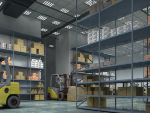 warehouse interior 3D Model
