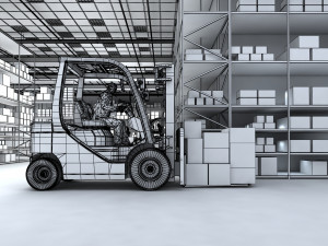 warehouse interior 3D Model