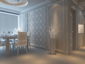 modern living room 3D Model