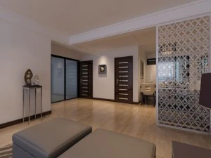 living and dining room 01 3D Model