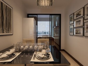 living and dining room 01 Modelo 3D