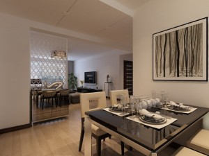 living and dining room 01 Modelo 3D