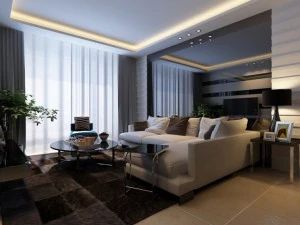 soggiorno-sala da pranzo 02 Modello 3D