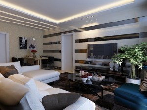 living  dining room 02 3D 모델
