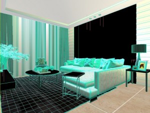 living  dining room 02 3D 모델