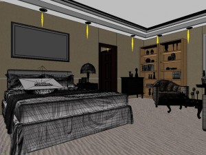 bedroom photo real 01 3D 模型