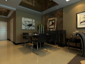 high quality living  dining room 04 3D Модель