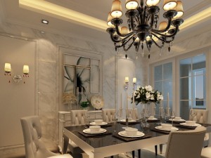 high quality living  dining room 05 Modello 3D