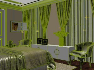 bedroom or hotel room 04 3D 모델