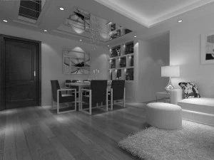 living  dining room 06 3D Model