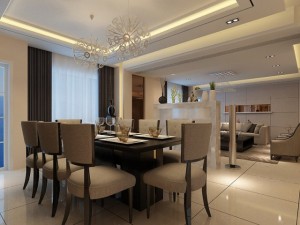 living  dining room 07 3Dモデル