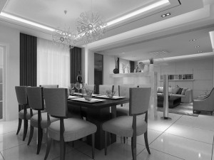 living  dining room 07 3Dモデル