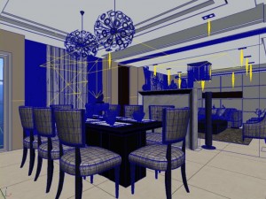 living  dining room 07 3Dモデル