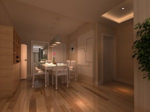 living  dining room 08 Modelo 3D