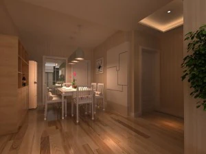 living  dining room 08 3D Model