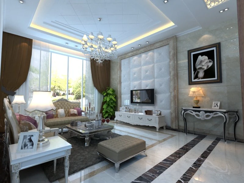 living room scene 09 3D Model .c4d .max .obj .3ds .fbx .stl .blend 
