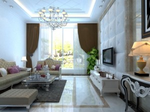 living room scene 09 Modèle 3D