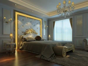 fotorealistisches Schlafzimmer 3D Modell