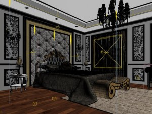 bedroom photoreal 3Dモデル