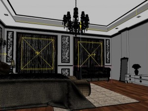 bedroom photoreal 3Dモデル